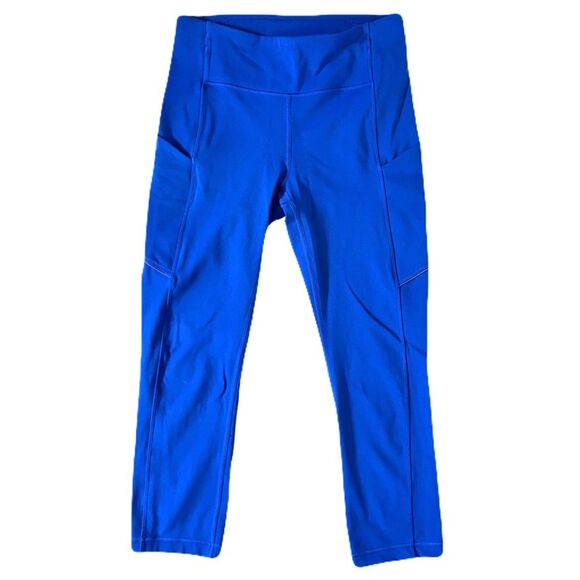 Lululemon Speed Up Crop 21” Leggings - Jet Stream - Size 4 - Picture 6 of 9